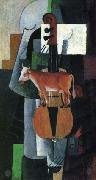 Kazimir Malevich Cow and Fiddle France oil painting artist